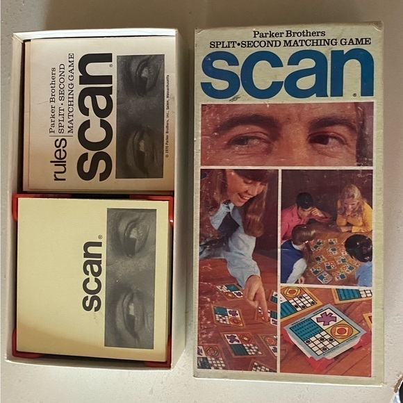 VINTAGE 1970 SCAN board game - Picture 2 of 9